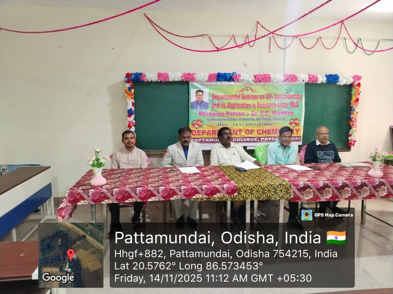 Departmental Seminar, Department of Chemistry,2025