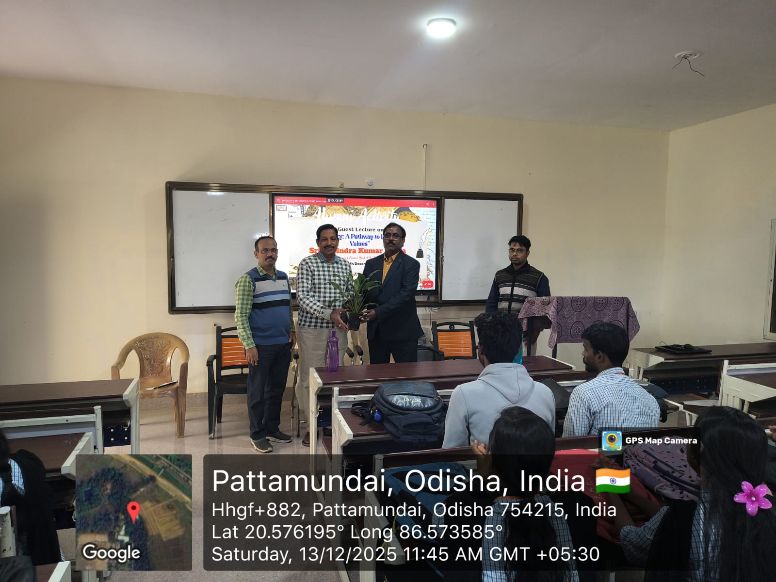 Alumni Activity: a guest lecture organised by department of History, 2025