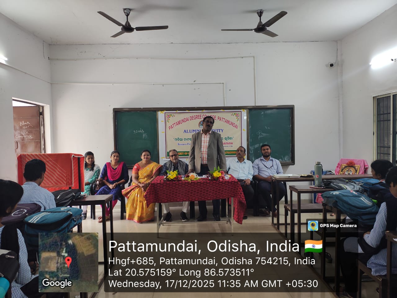 Alumni Activity by Department of Odia with resource person, Sri Golekh Moharana, Distinguished alumnus and former HOD, Odia, Pattamundai College, Pattamundai