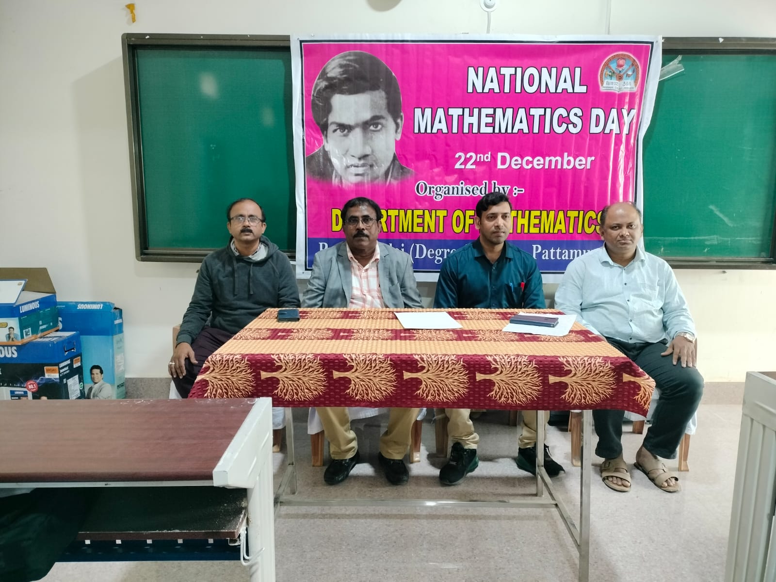 OBSERVATION OF NATIONAL MATHEMATICS DAY