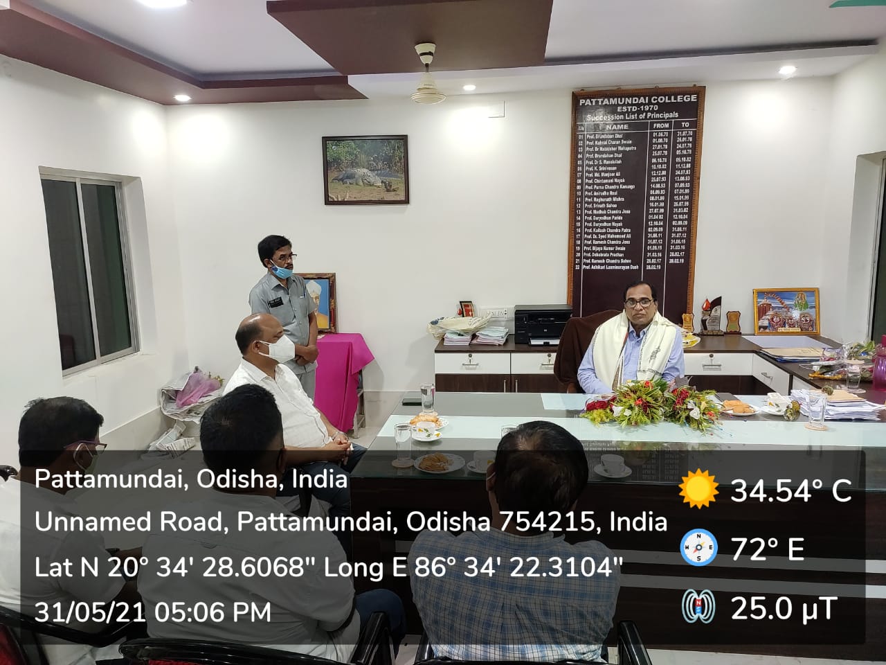 Farewell ceremony of Principal Prof. A.L.N Dash