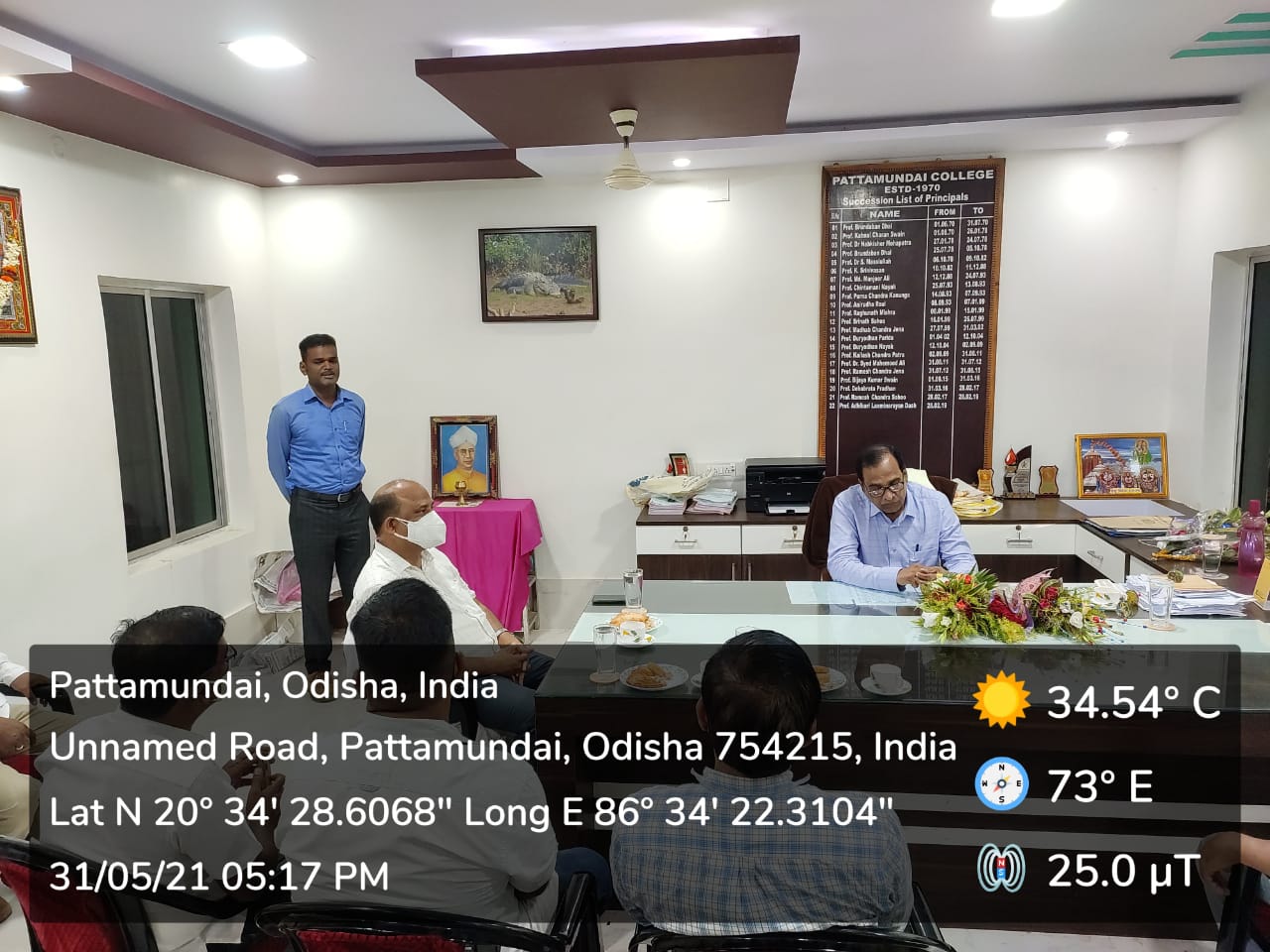 Farewell ceremony of Principal Prof. A.L.N Dash