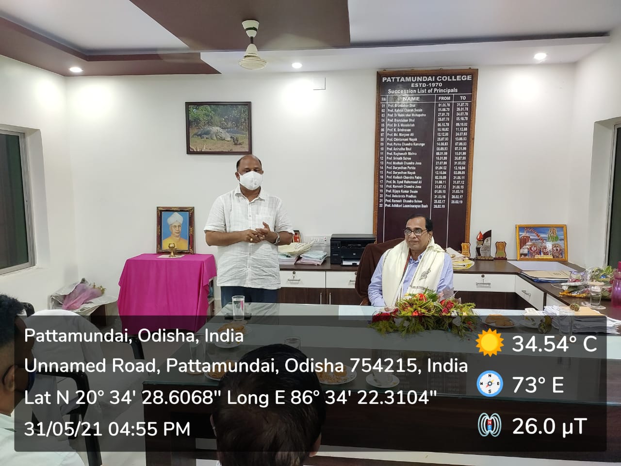 Farewell ceremony of Principal Prof. A.L.N Dash