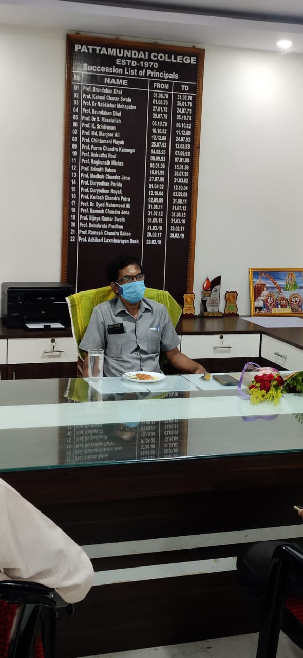 Welcome to new Principal, Dr.Pramod Kumar Samal