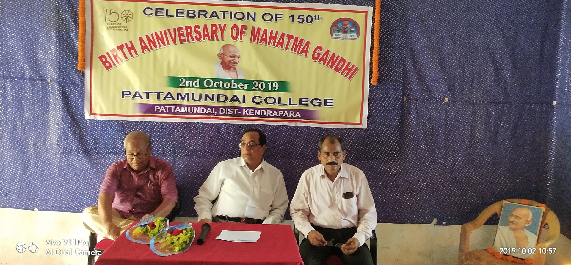 Celebration of 150th Birth Anniversary of Mahatma Gandhi on 02.10.2019