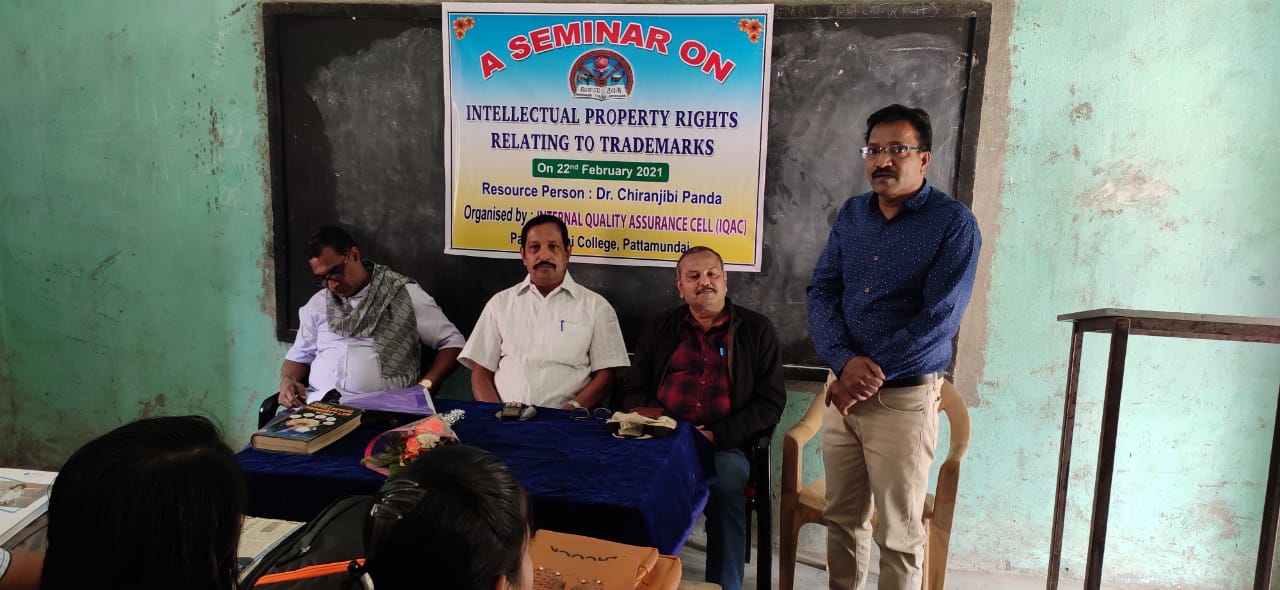 SEMINAR ON INTELLECTUAL PROPERTY RIGHT