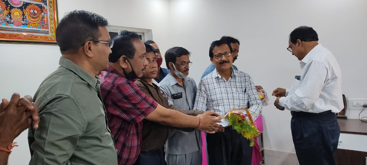 Farewell ceremony of Mr.Kulamani Lenka