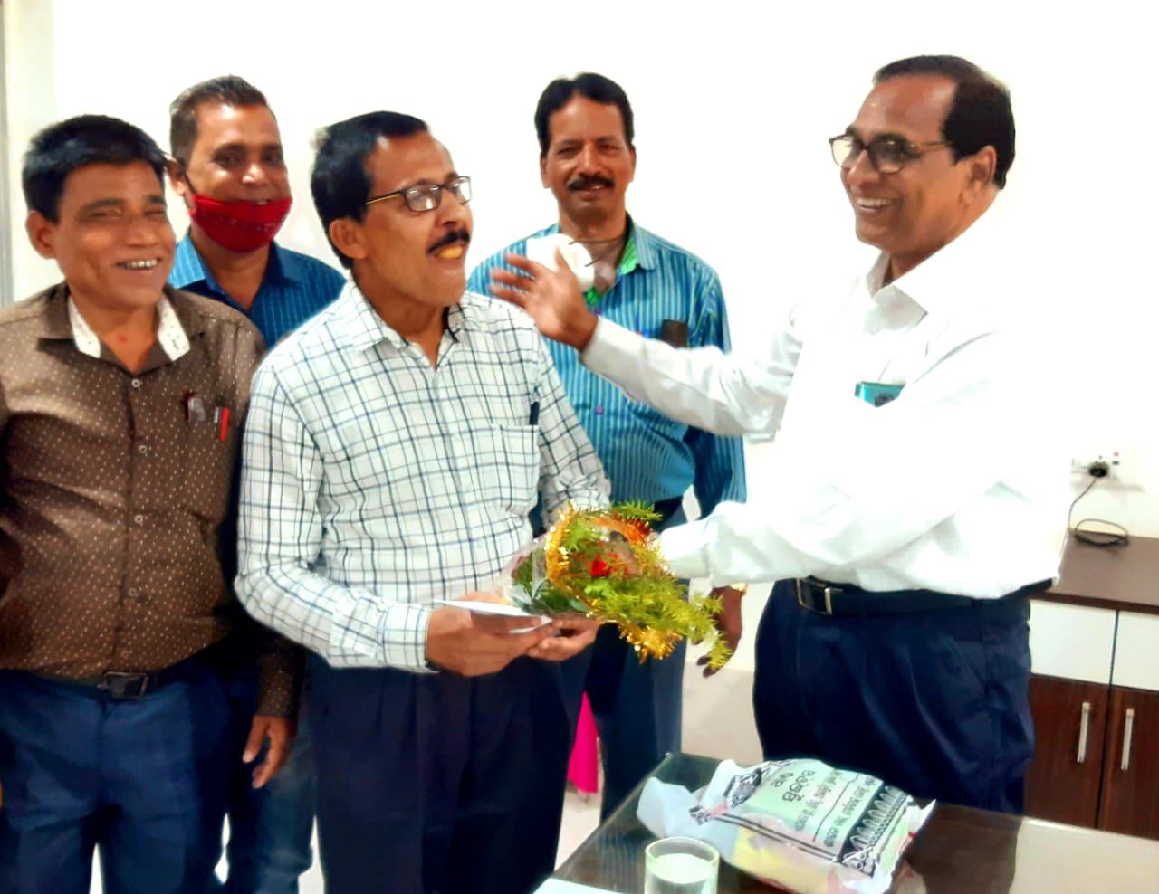 Farewell ceremony of Mr.Kulamani Lenka