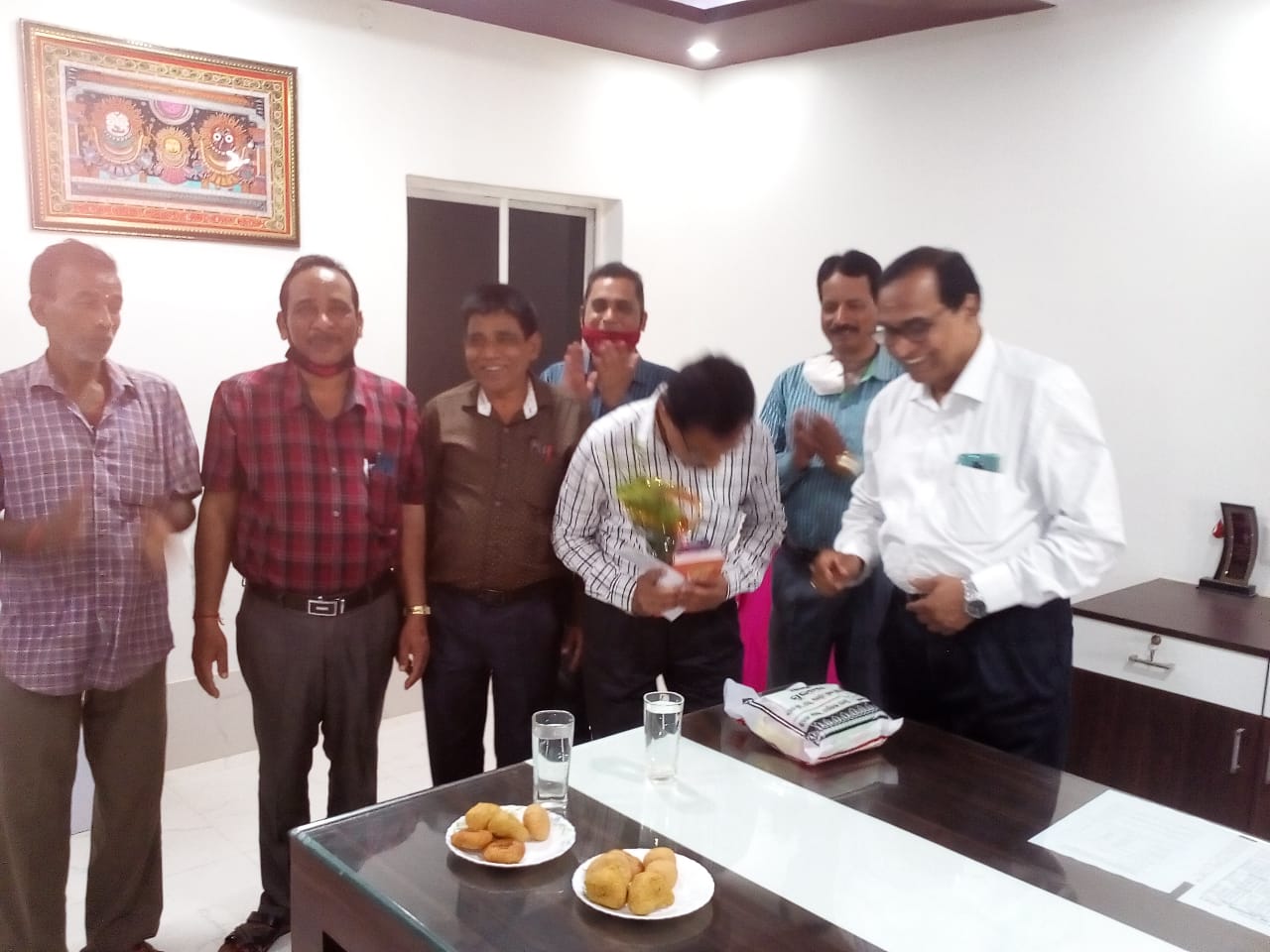 Farewell ceremony of Mr.Kulamani Lenka
