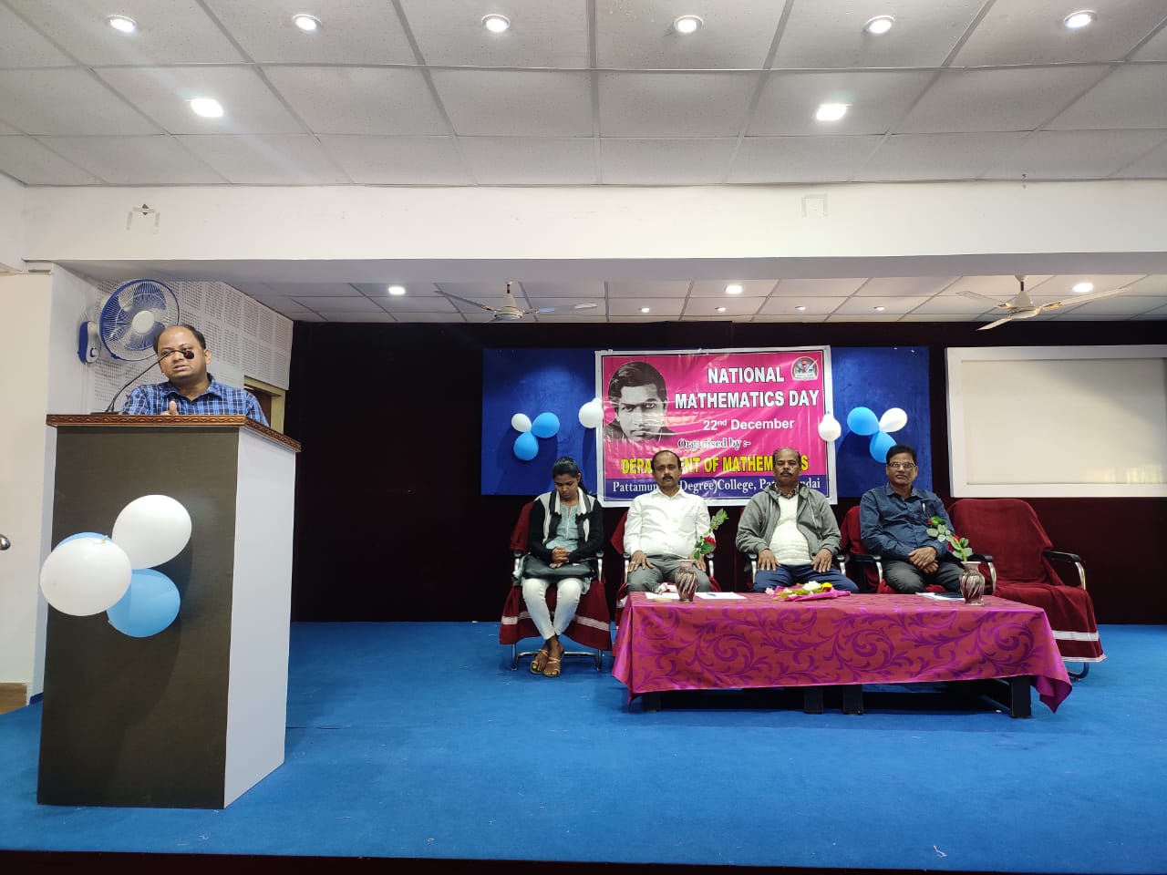 OBSERVATION OF NATIONAL MATHEMATICS DAY