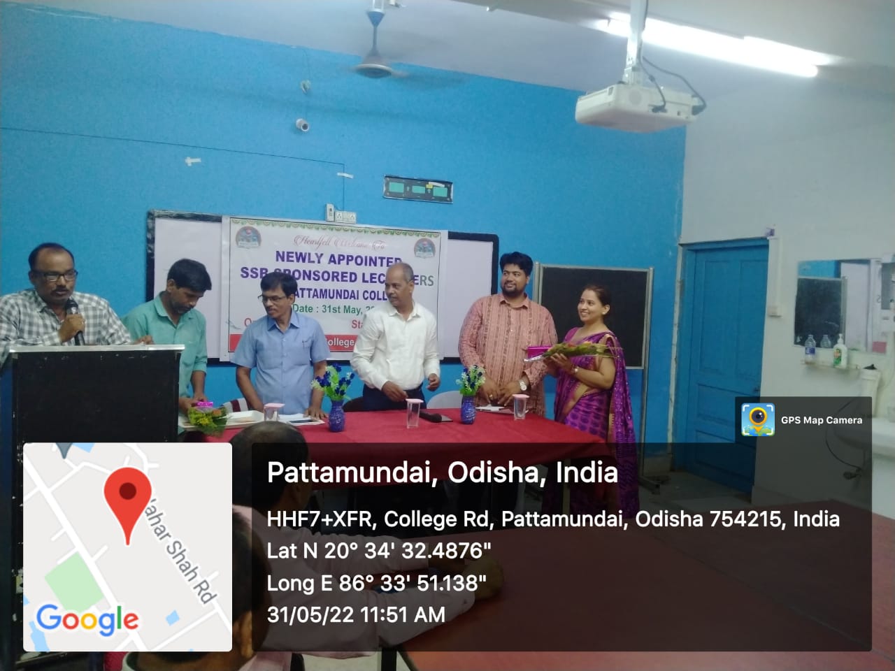 welcome ceremony of ssb lecturers