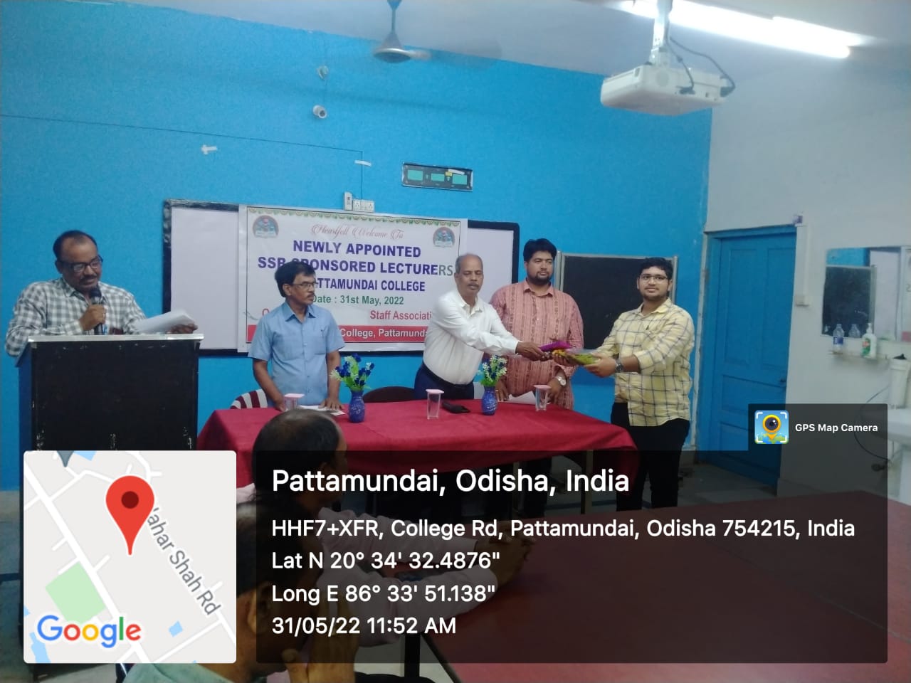 welcome ceremony of ssb lecturers