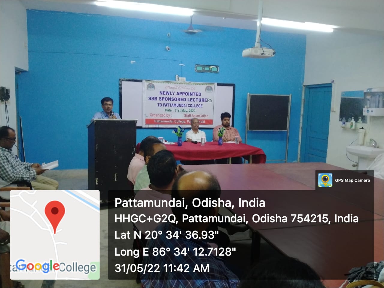 welcome ceremony of ssb lecturers