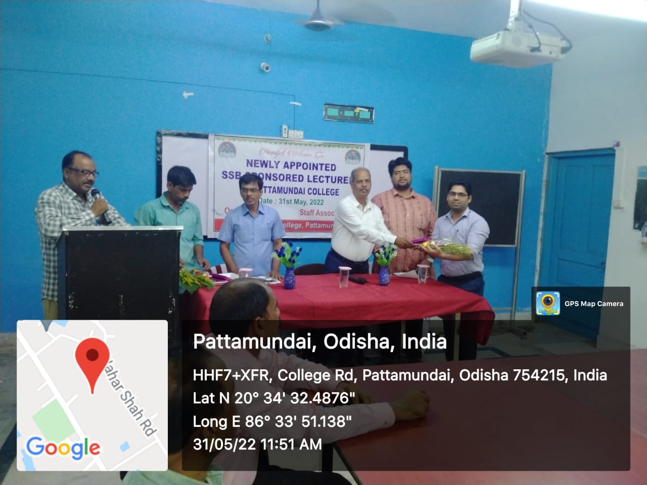 welcome ceremony of ssb lecturers