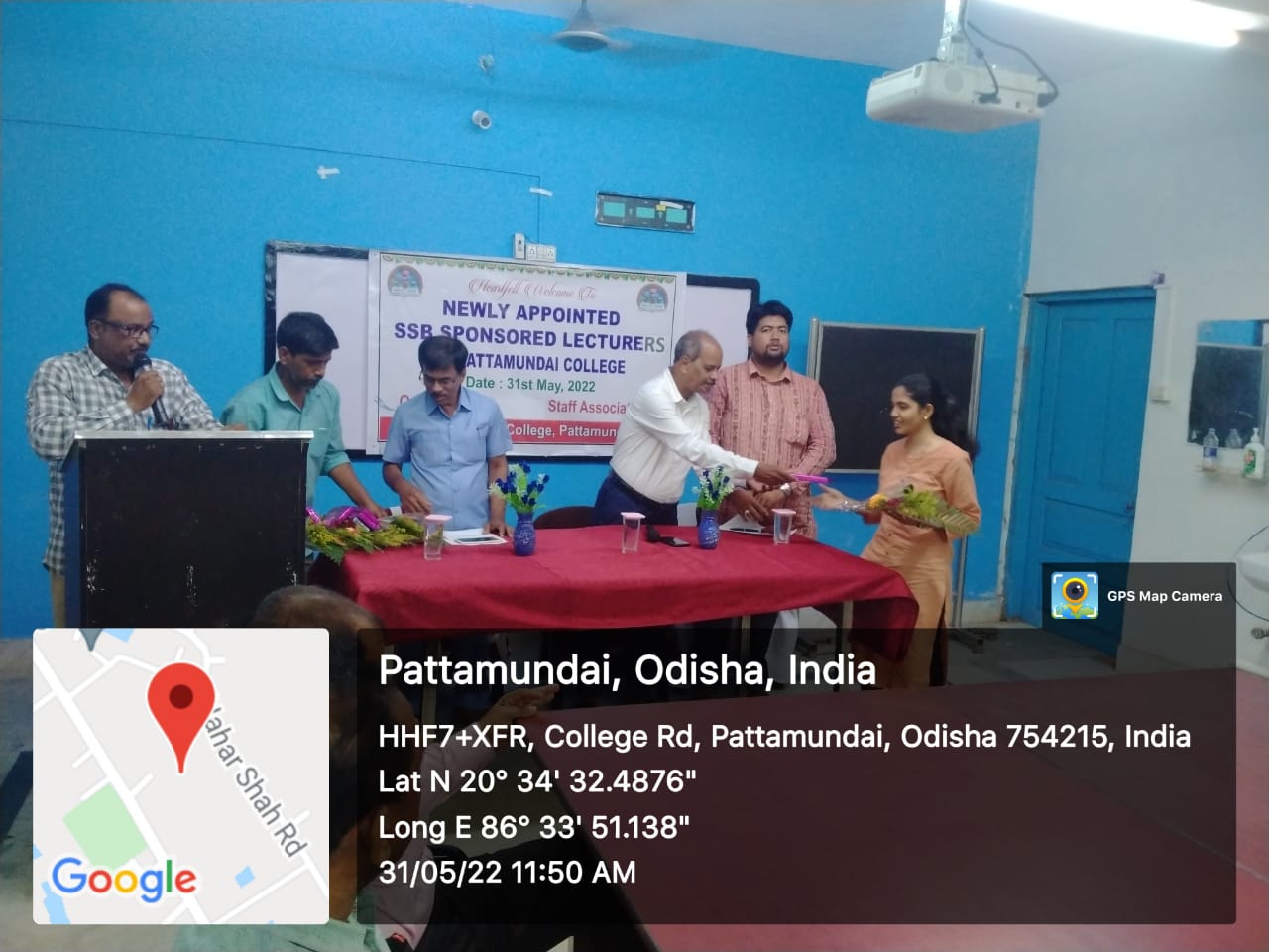 welcome ceremony of ssb lecturers