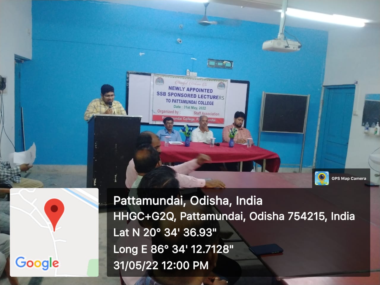 welcome ceremony of ssb lecturers