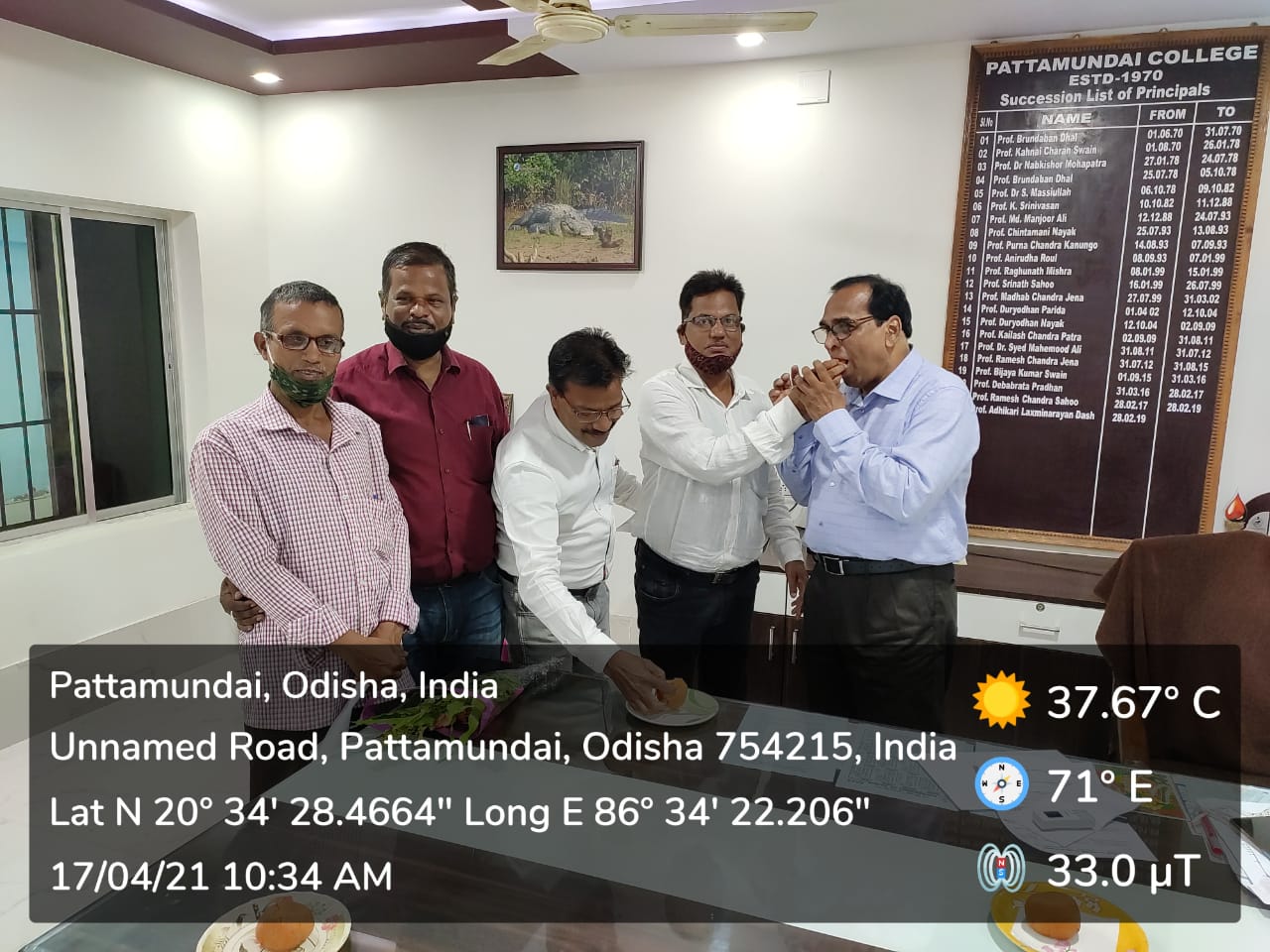 Welcome Ceremony of Dr. Fakir Chandra Pradhan, Reader in Chemistry