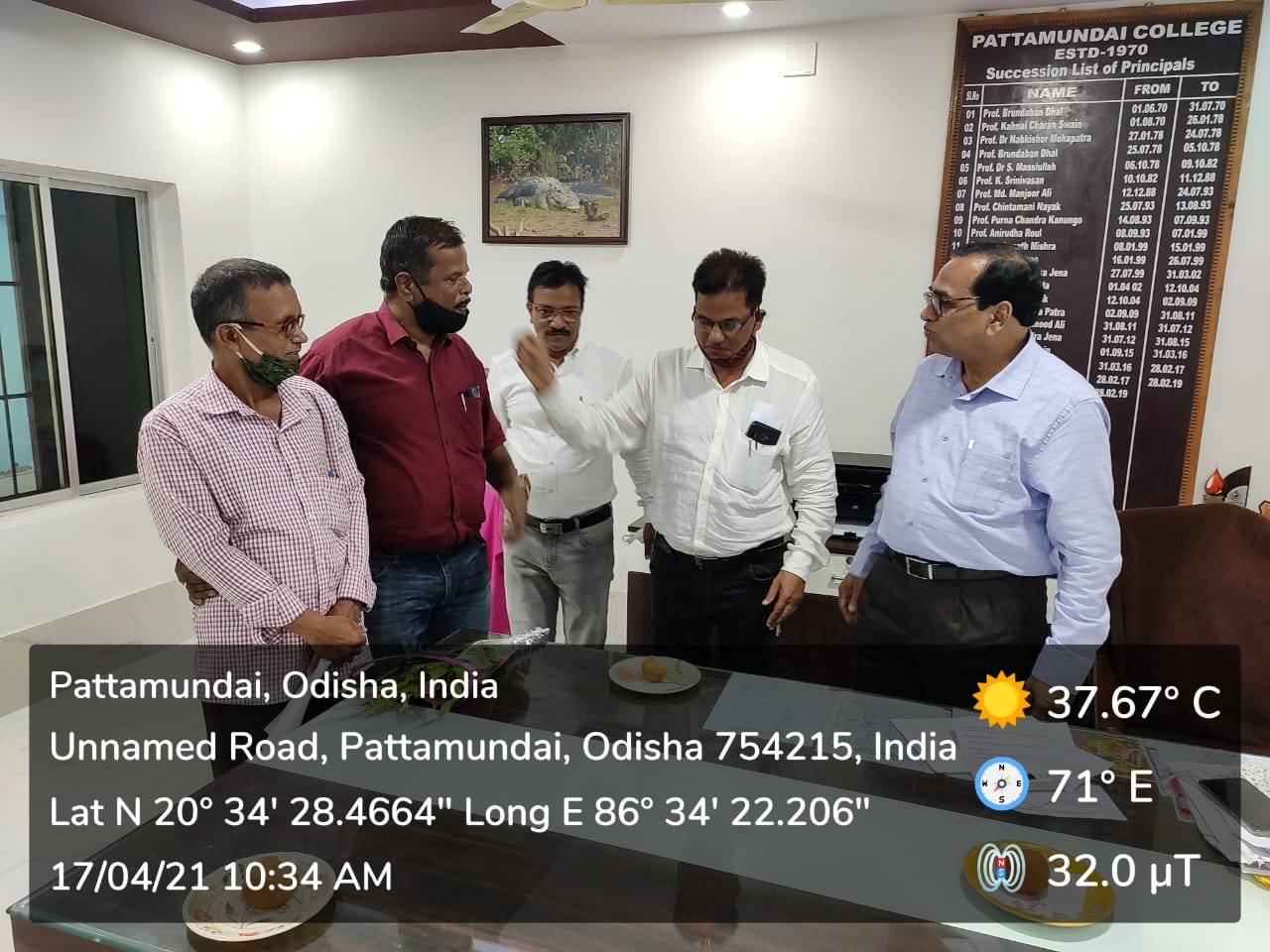 Welcome Ceremony of Dr. Fakir Chandra Pradhan, Reader in Chemistry