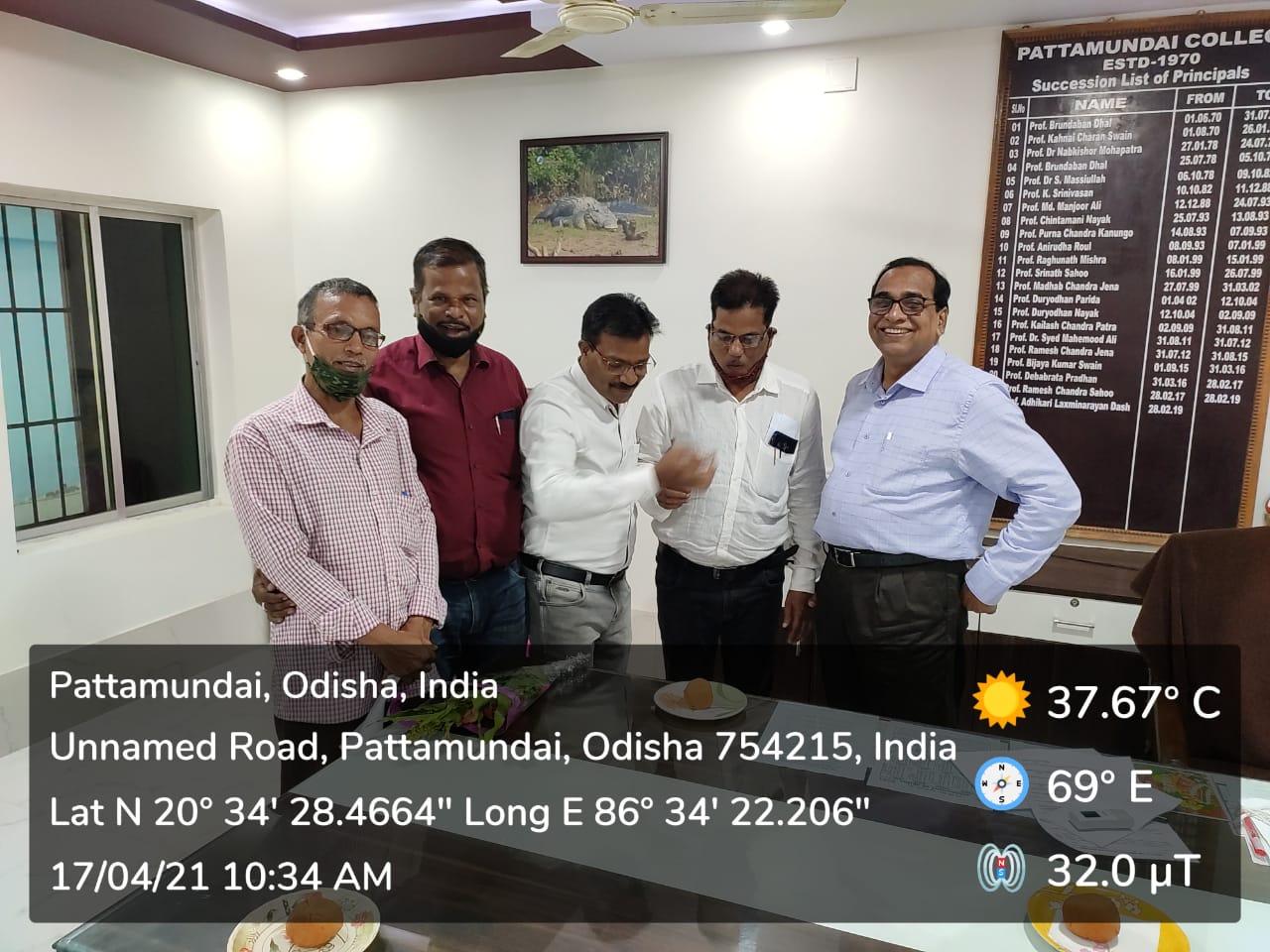 Welcome Ceremony of Dr. Fakir Chandra Pradhan, Reader in Chemistry