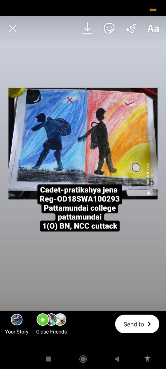 ART BY STUDENTS ON WORLD DAY AGAINST CHILD LABOUR