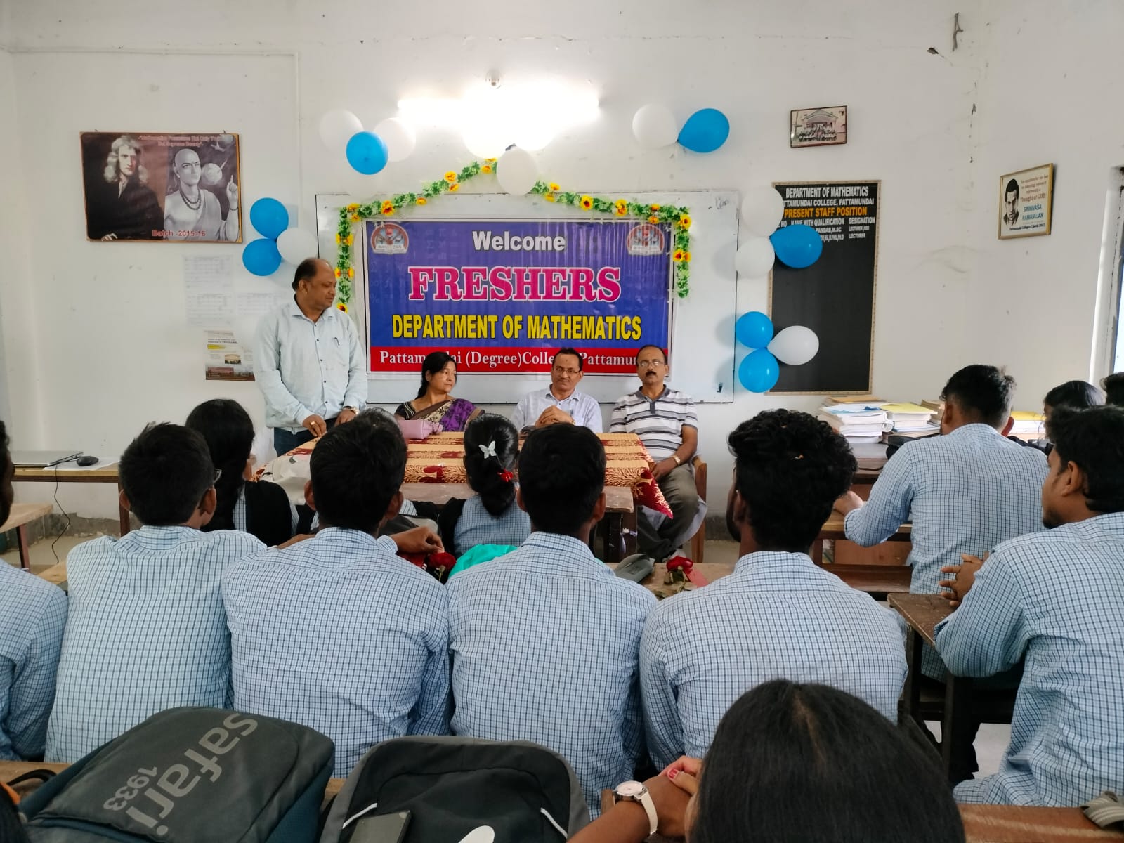 Welcome Ceremony for 1st Year Student in Department 