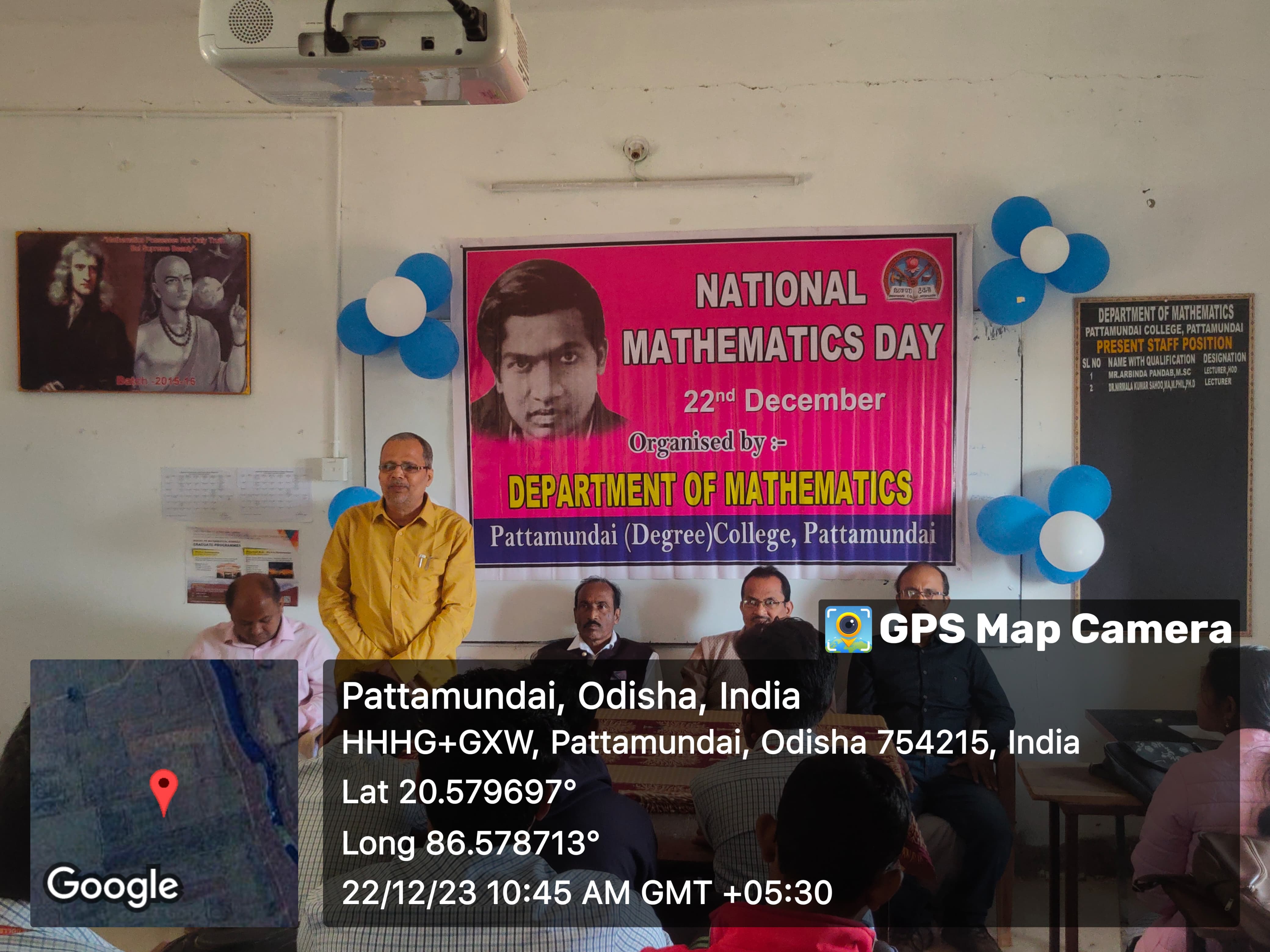 OBSERVATION OF NATIONAL MATHEMATICS DAY