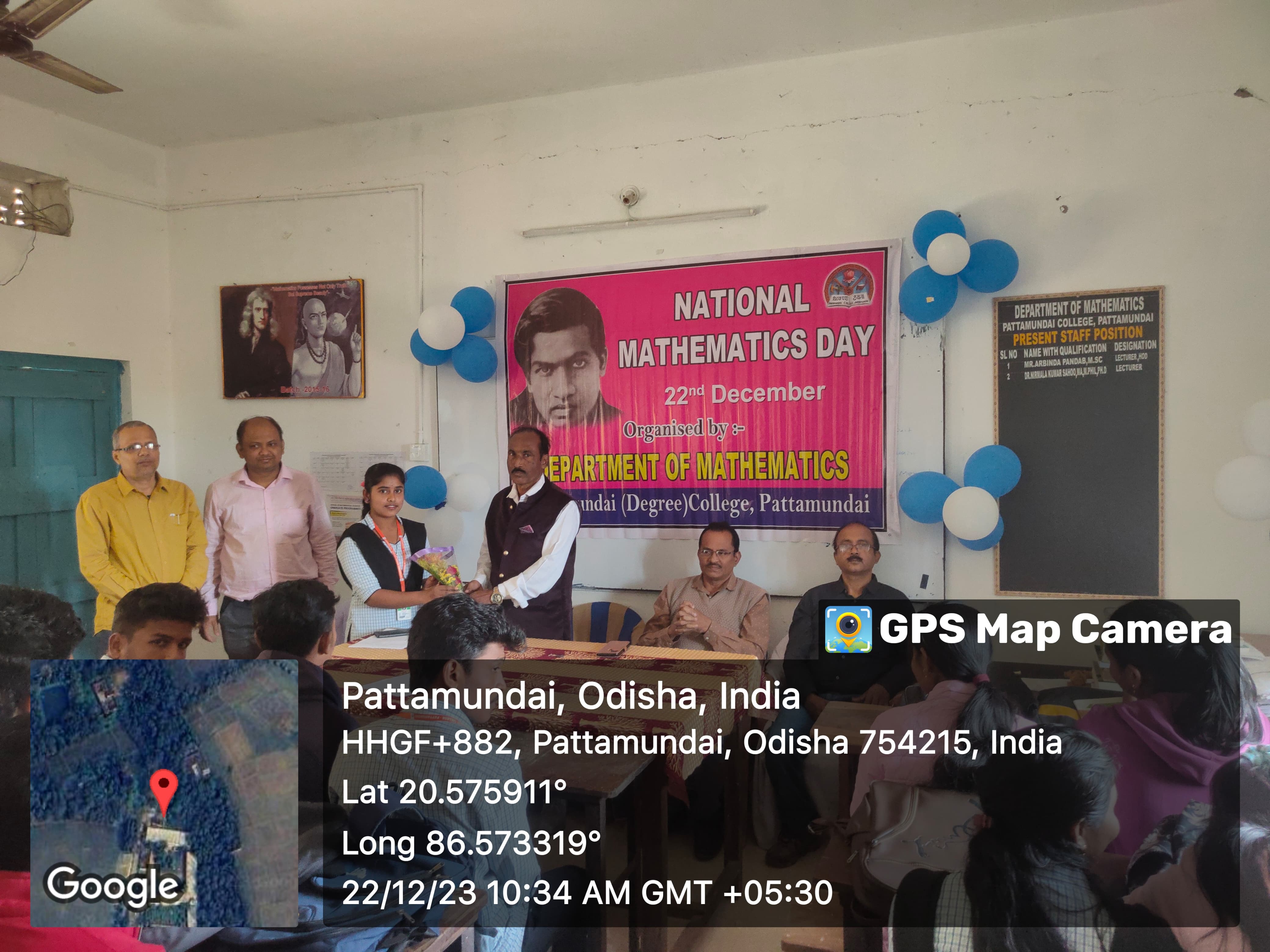 OBSERVATION OF NATIONAL MATHEMATICS DAY