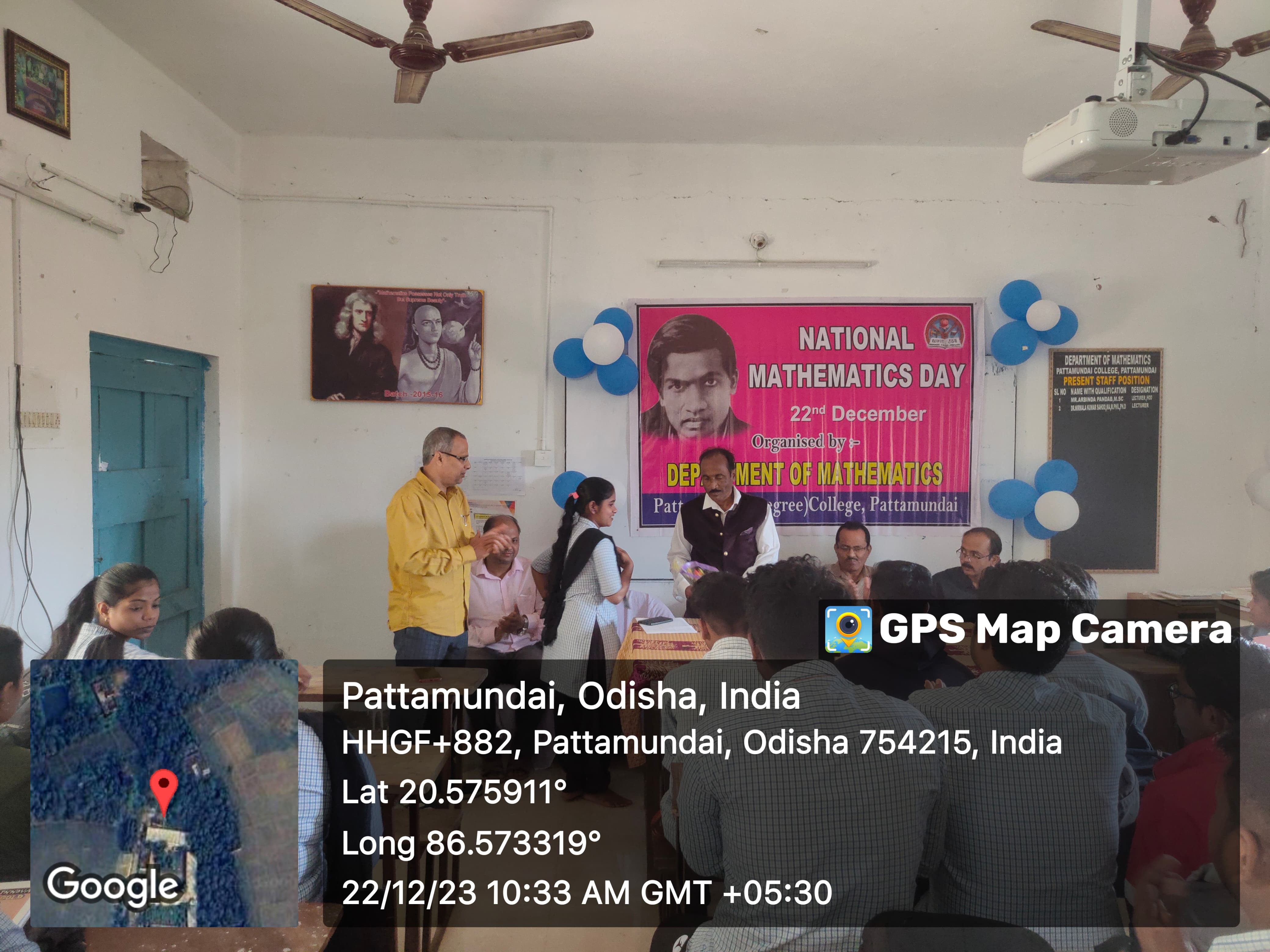 OBSERVATION OF NATIONAL MATHEMATICS DAY