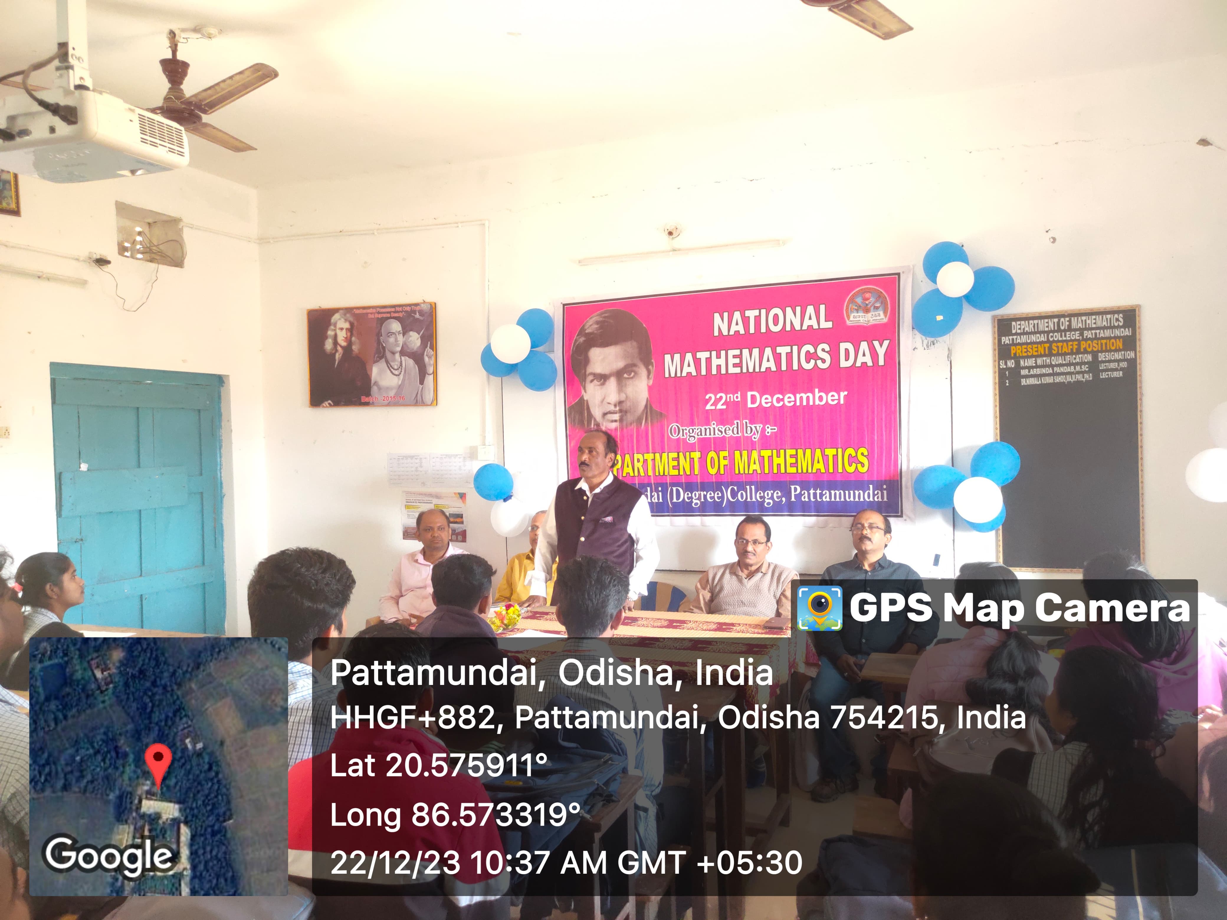 OBSERVATION OF NATIONAL MATHEMATICS DAY