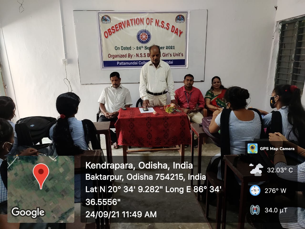 OBSERVATION OF NSS DAY ON 24.09.2021