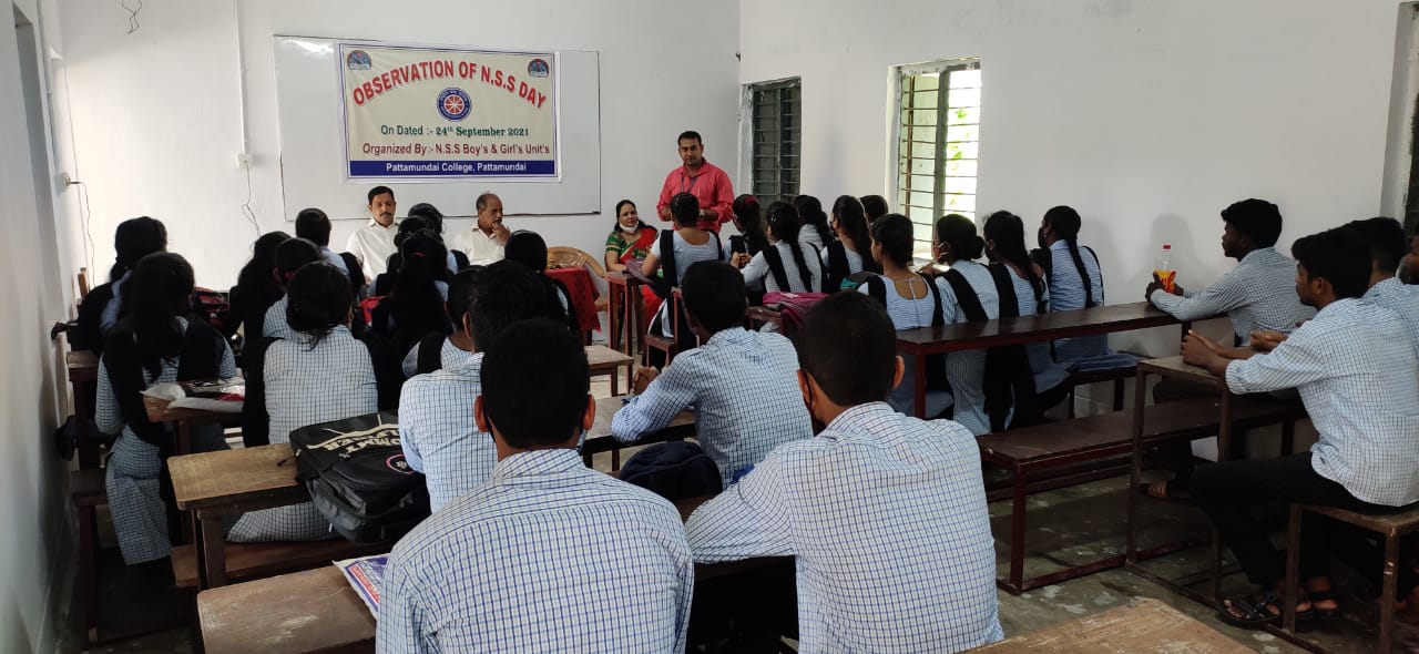 OBSERVATION OF NSS DAY ON 24.09.2021