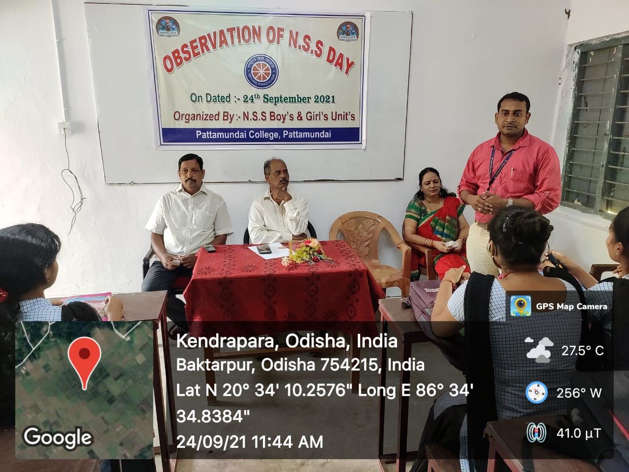 OBSERVATION OF NSS DAY ON 24.09.2021