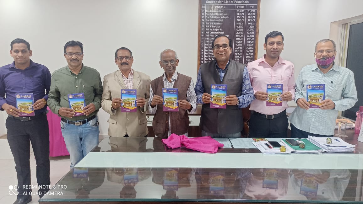 INAUGURATION OF COLLEGE CALENDAR FOR THE SESSION 2020-21