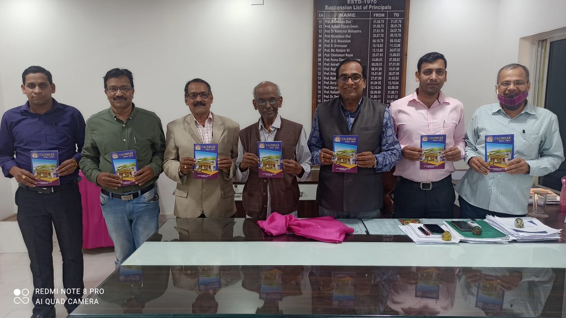 INAUGURATION OF COLLEGE CALENDAR FOR THE SESSION 2020-21