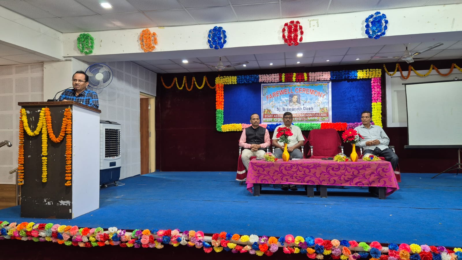 Farewell Ceremony: Sri Biswanath Dash, Demonstrator of Chemistry 