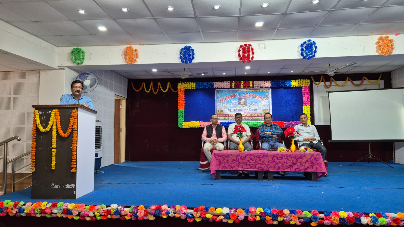 Farewell Ceremony: Sri Biswanath Dash, Demonstrator of Chemistry 