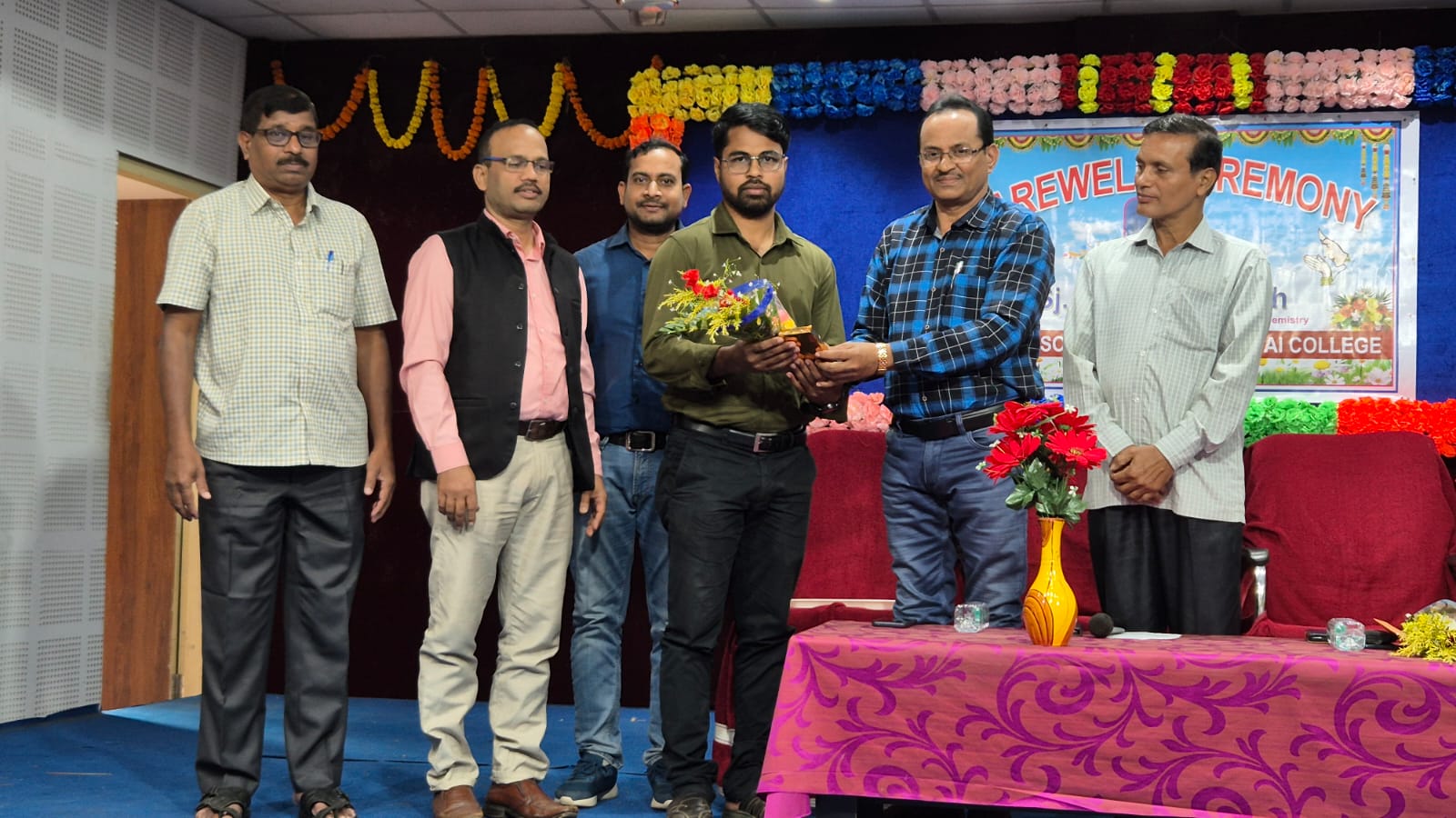 Farewell Ceremony: Sri Biswanath Dash, Demonstrator of Chemistry 