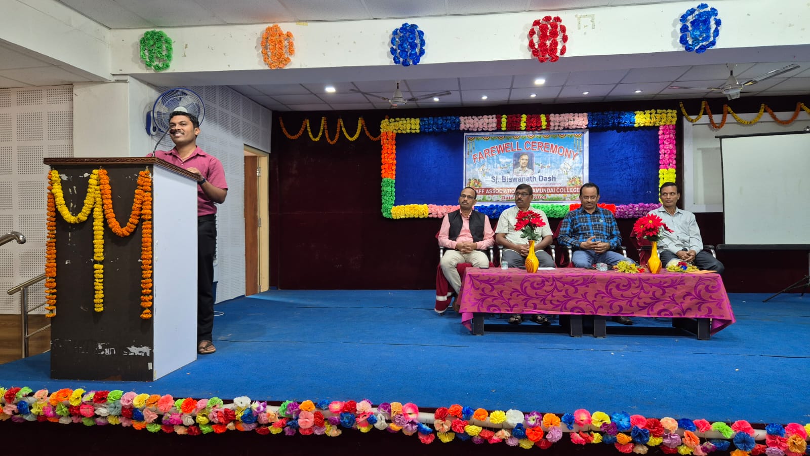 Farewell Ceremony: Sri Biswanath Dash, Demonstrator of Chemistry 
